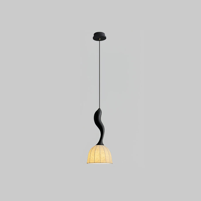 Elowen Twisted Wood Pendant Light-DWHOME