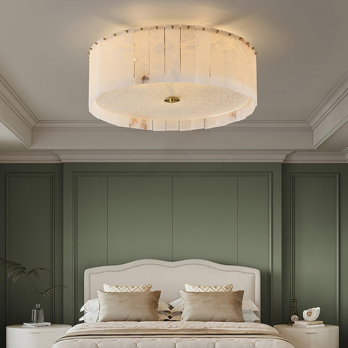 Elysian Alabaster Ceiling Lamp-DWHOME