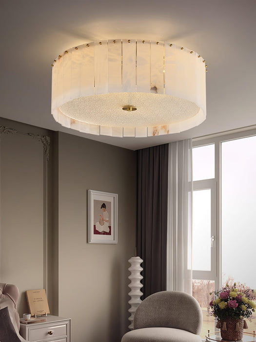Elysian Alabaster Ceiling Lamp-DWHOME