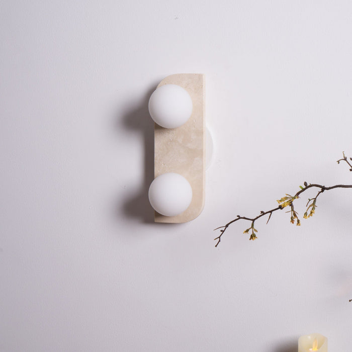 Elysian Travertine Wall Light - Vakkerlight