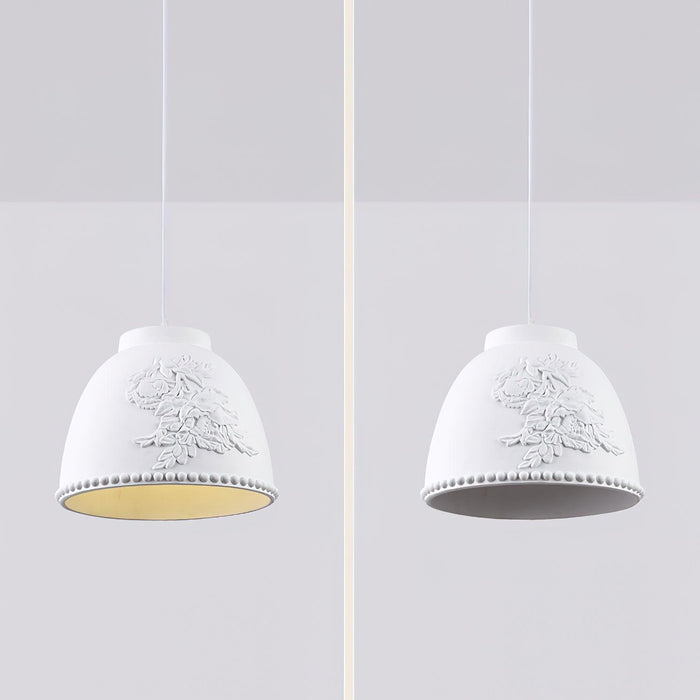 Embossed Flora Pendant Lamp-DWHOME