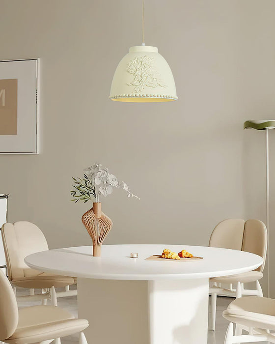 Embossed Flora Pendant Lamp-DWHOME