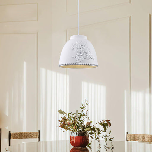Embossed Flora Pendant Lamp-DWHOME