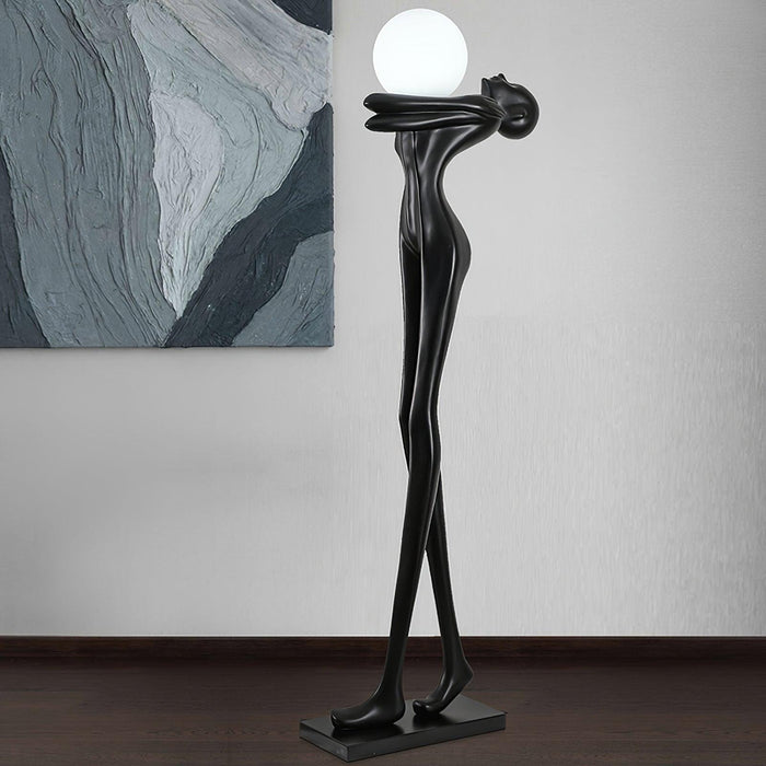 Embrace Ball Sculpture Floor Lamp - DWHOME
