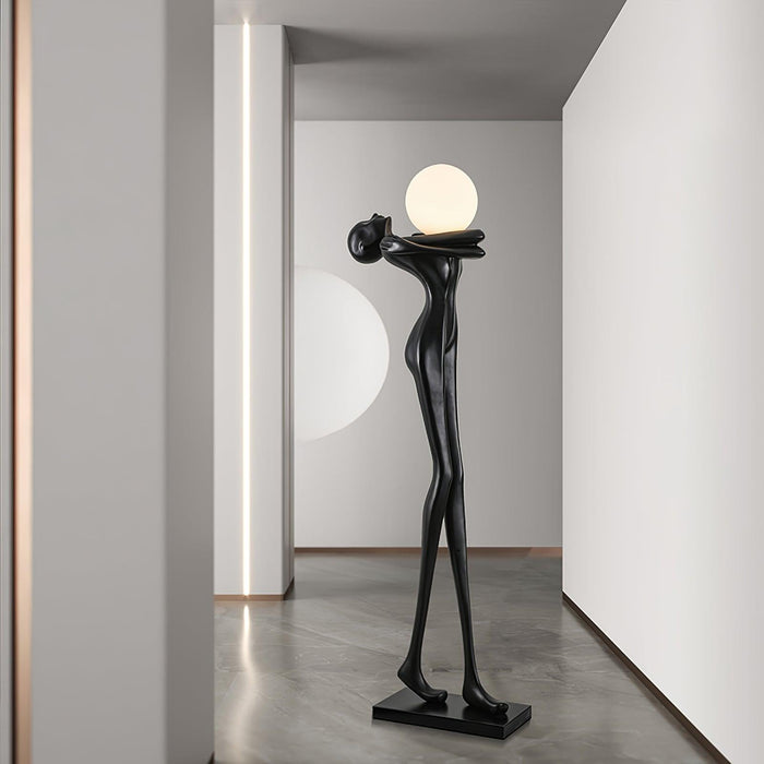Embrace Ball Sculpture Floor Lamp - DWHOME