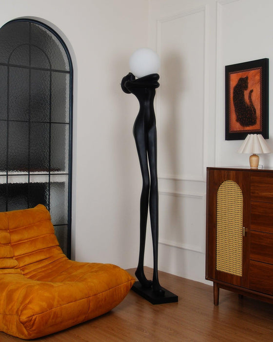 Embrace Ball Sculpture Floor Lamp - DWHOME