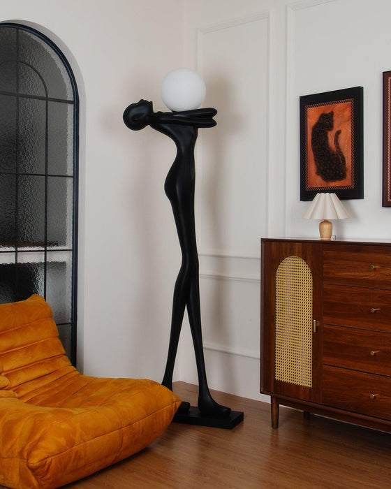 Embrace Ball Sculpture Floor Lamp - DWHOME