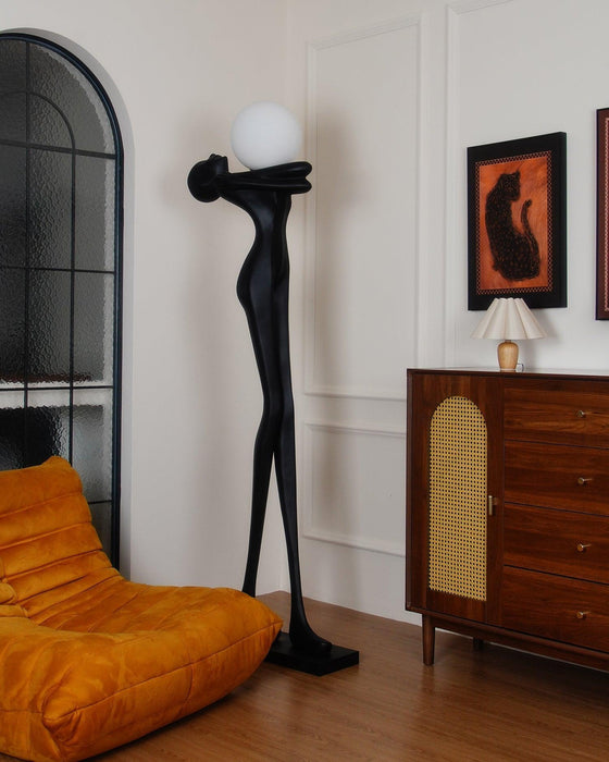 Embrace Ball Sculpture Floor Lamp - DWHOME