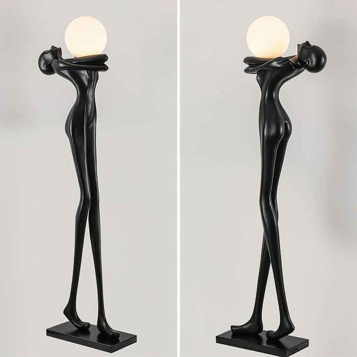 Embrace Ball Sculpture Floor Lamp - DWHOME