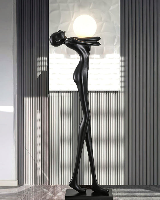 Embrace Ball Sculpture Floor Lamp - DWHOME