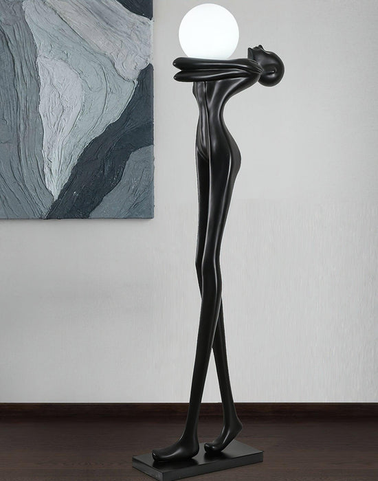 Embrace Ball Sculpture Floor Lamp - DWHOME