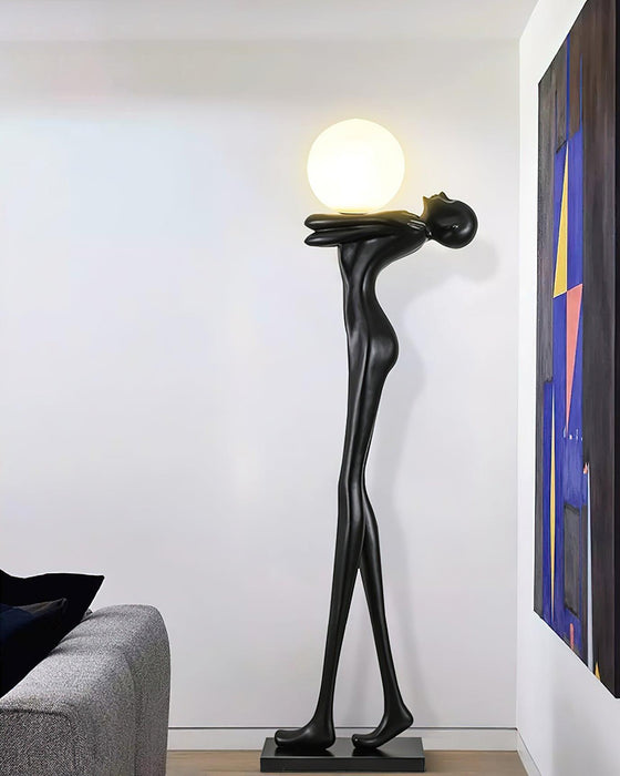 Embrace Ball Sculpture Floor Lamp - DWHOME