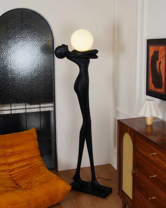 Embrace Ball Sculpture Floor Lamp - DWHOME