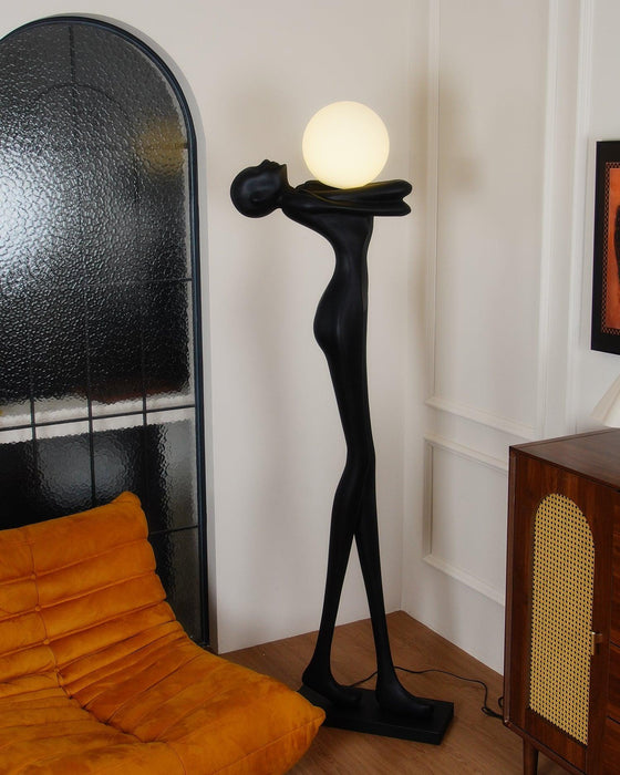 Embrace Ball Sculpture Floor Lamp - DWHOME