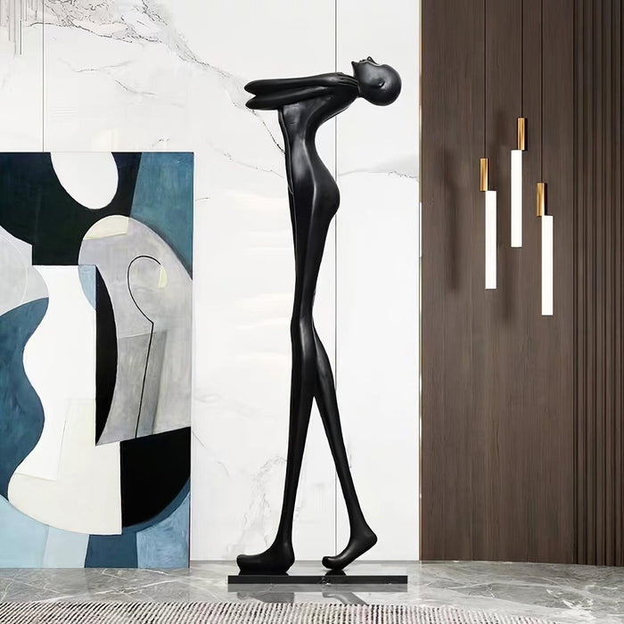 Embrace Ball Sculpture Floor Lamp - DWHOME