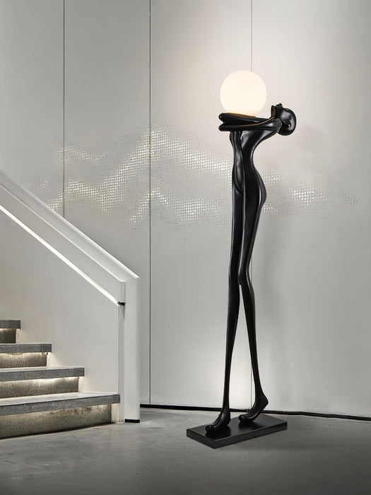 Embrace Ball Sculpture Floor Lamp - DWHOME