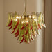 Emerald Flame Murano Glass Chandelier-DWHOME