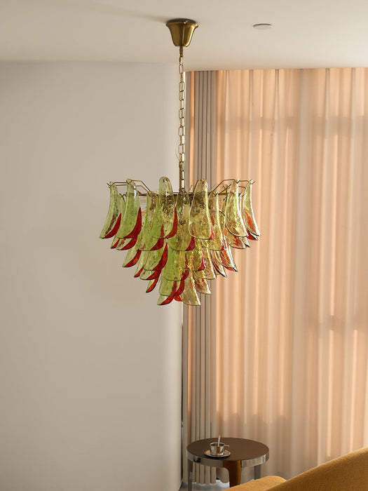 Emerald Flame Murano Glass Chandelier-DWHOME