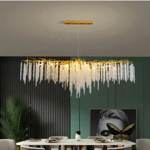 Emily Branch Art Deco Crystal Chandelier-DWHOME
