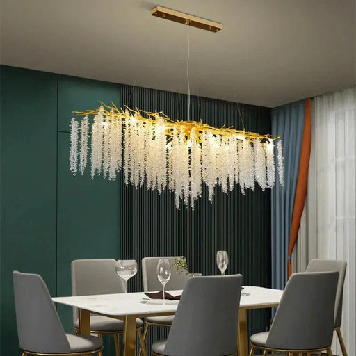Emily Branch Art Deco Crystal Chandelier-DWHOME