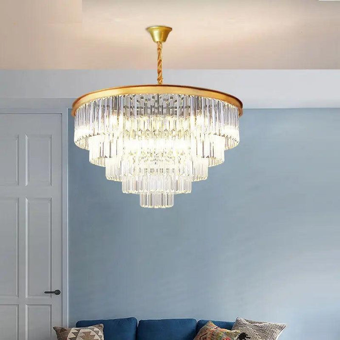 Emma Rustic Crystal Chandelier - DWHOME