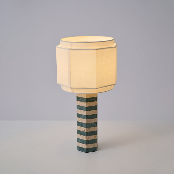 Modari Striped Stone Table Lamp - Vakkerlight
