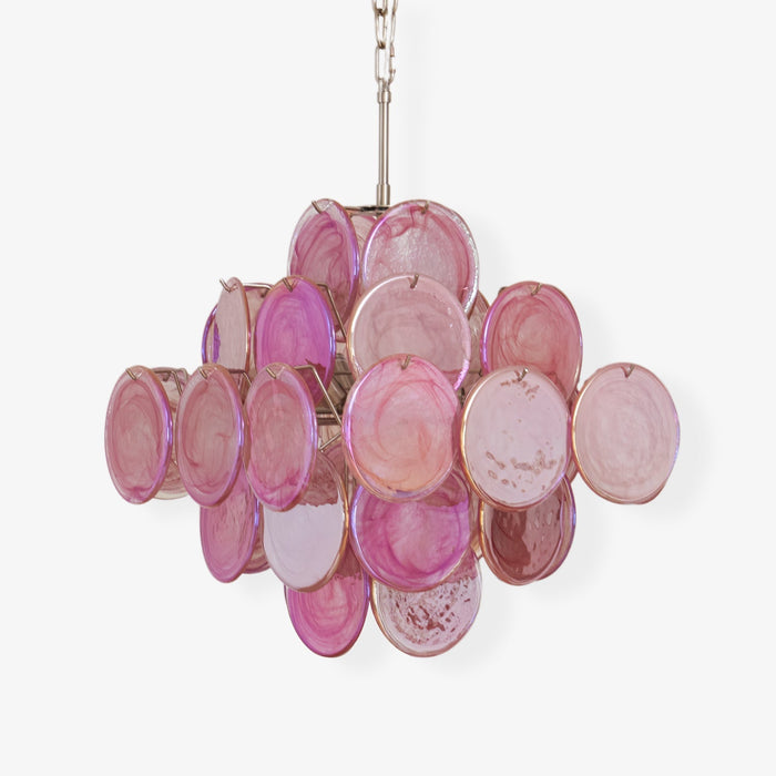 Aurelia Pink Murano Glass Chandelier-DWHOME