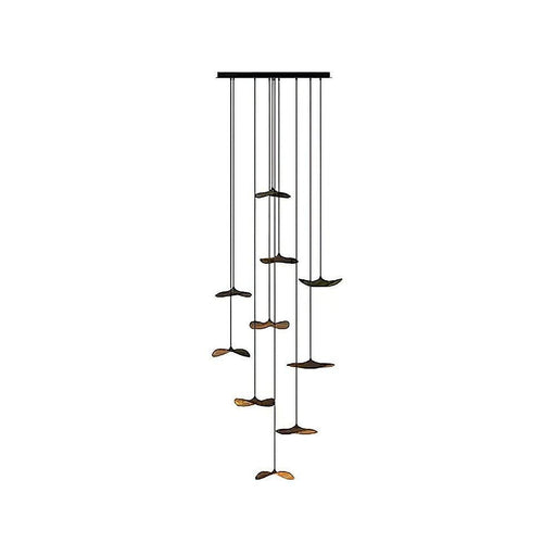 Empty Leaf Chandelier-DWHOME