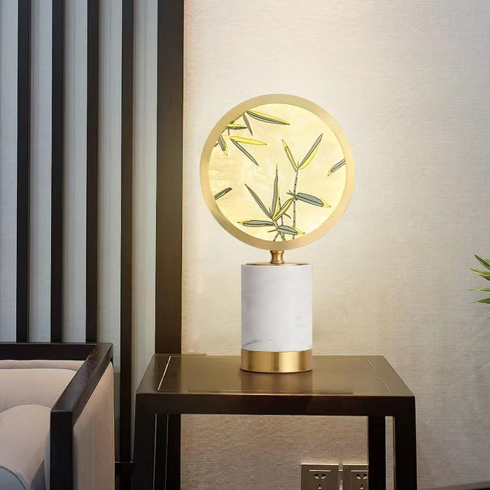 Enamel Table Lamp-DWHOME