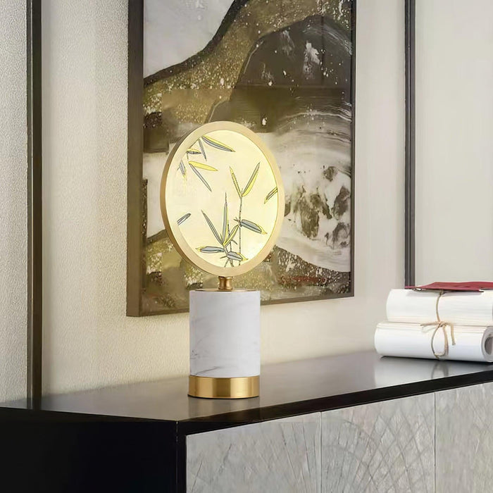 Enamel Table Lamp-DWHOME