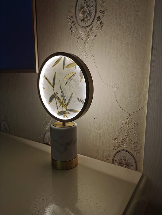 Enamel Table Lamp-DWHOME