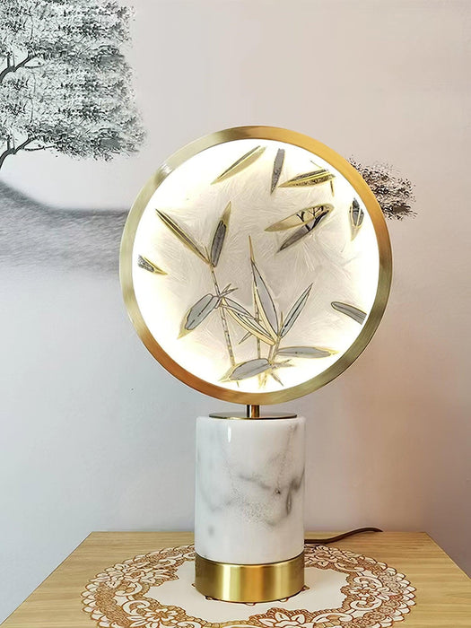 Enamel Table Lamp-DWHOME
