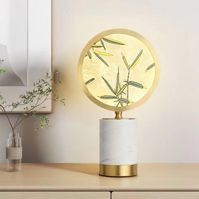 Enamel Table Lamp-DWHOME