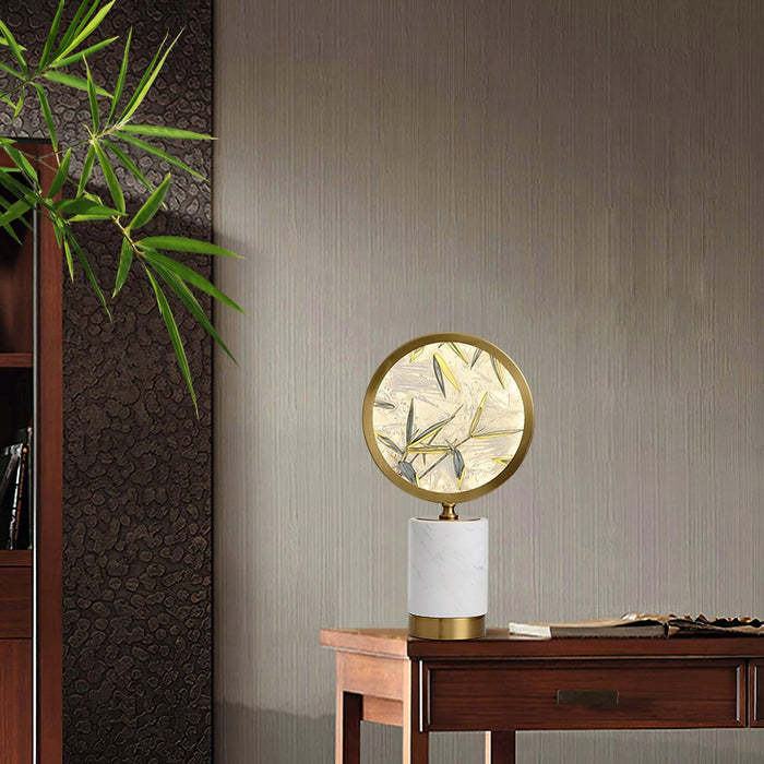 Enamel Table Lamp-DWHOME