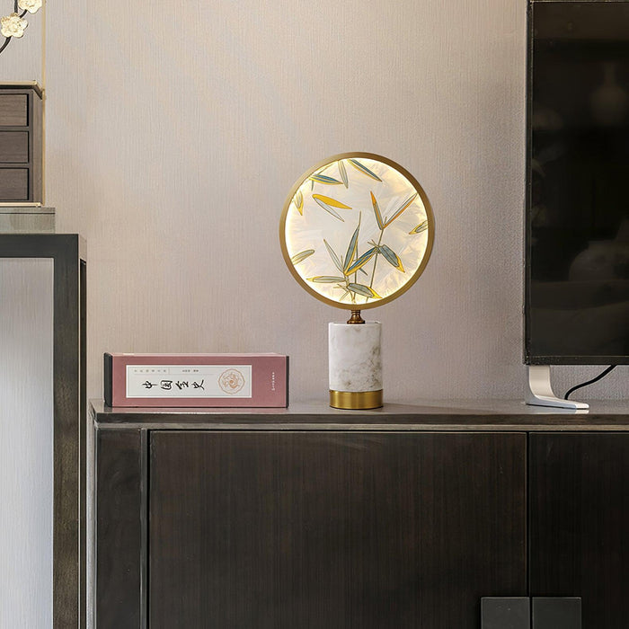 Enamel Table Lamp-DWHOME