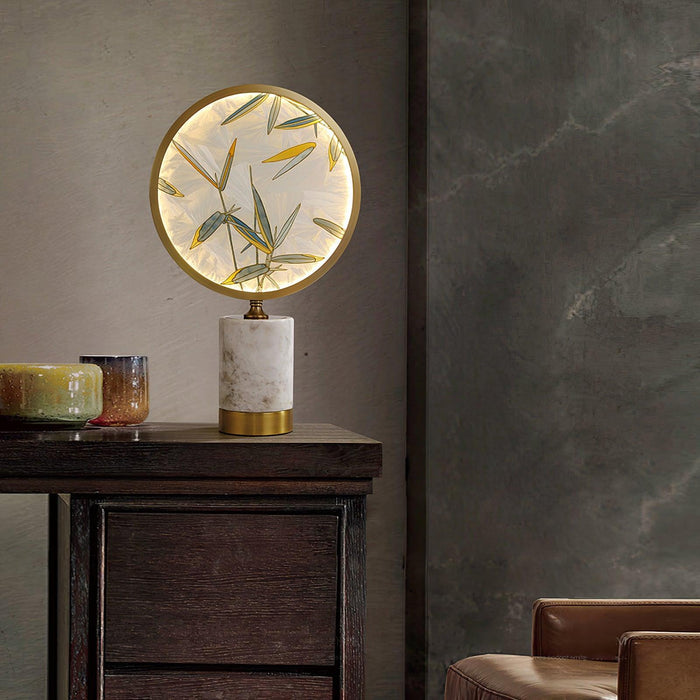 Enamel Table Lamp-DWHOME