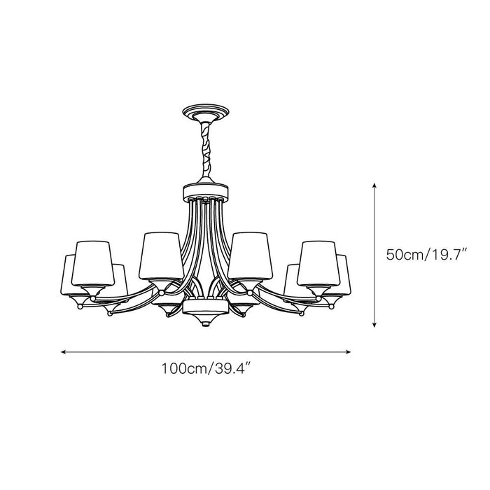 Enclave Chandelier-DWHOME