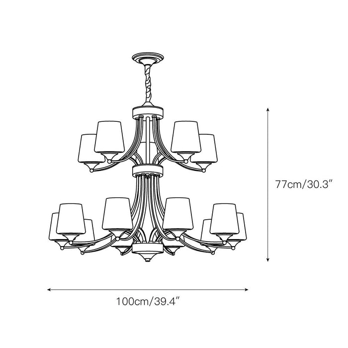 Enclave Chandelier-DWHOME