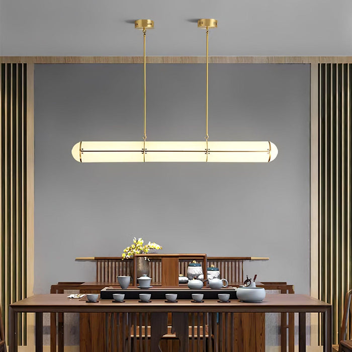 Cylindrical Endless Pendant Light-DWHOME