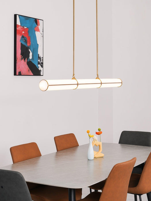 Cylindrical Endless Pendant Light-DWHOME