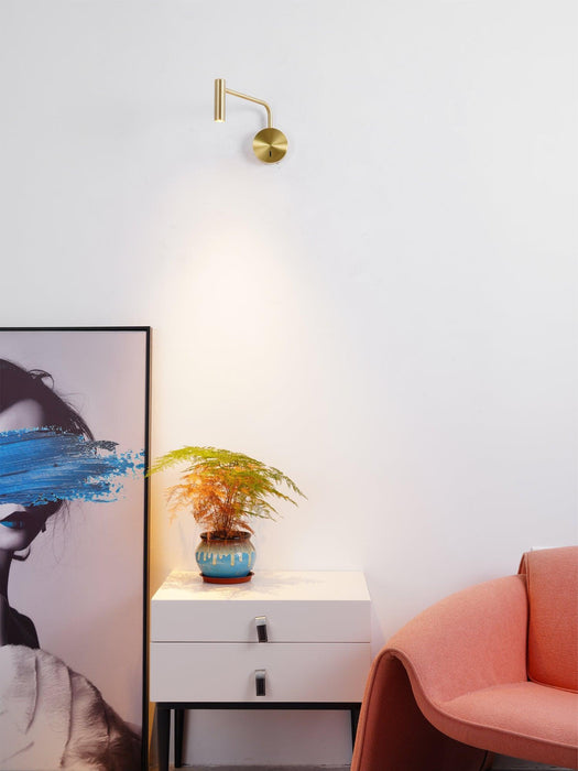 Minimalist Disc LED Wall Sconce-DWHOME