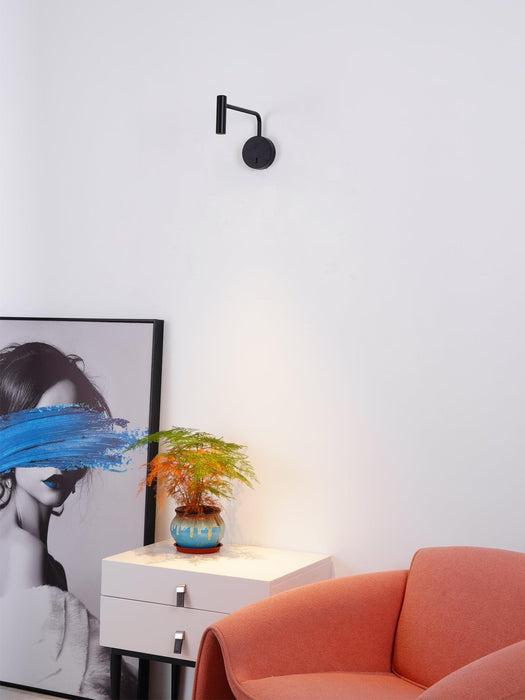 Minimalist Disc LED Wall Sconce-DWHOME