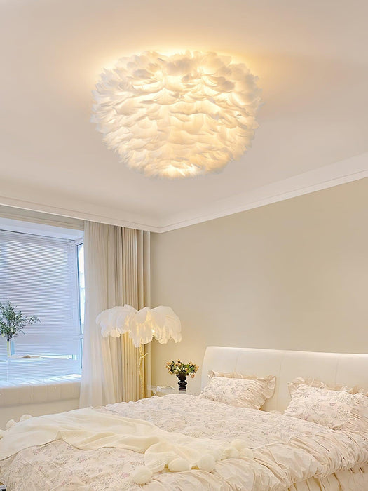 Feathered Ceiling Lamp-DWHOME