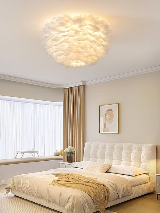Feathered Ceiling Lamp-DWHOME