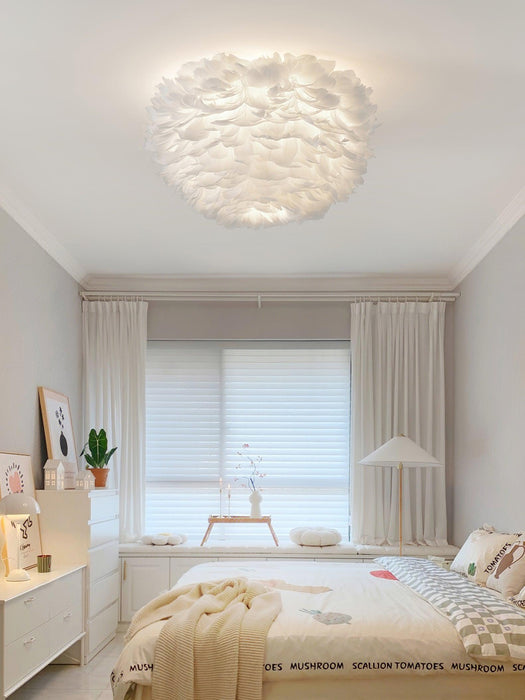 Feathered Ceiling Lamp-DWHOME