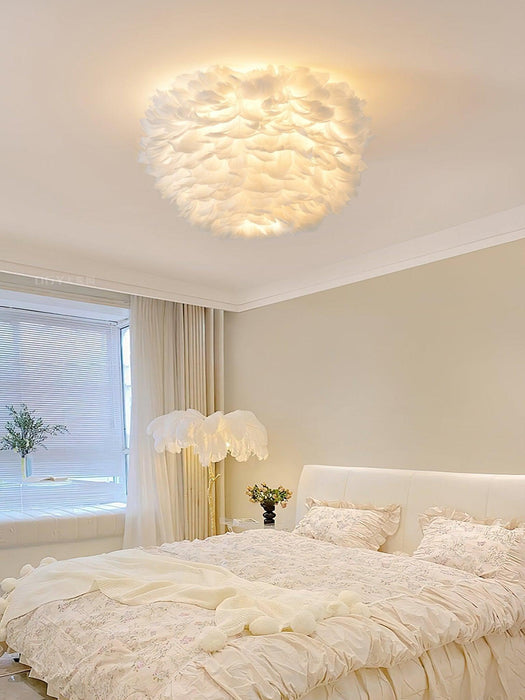 Feathered Ceiling Lamp-DWHOME