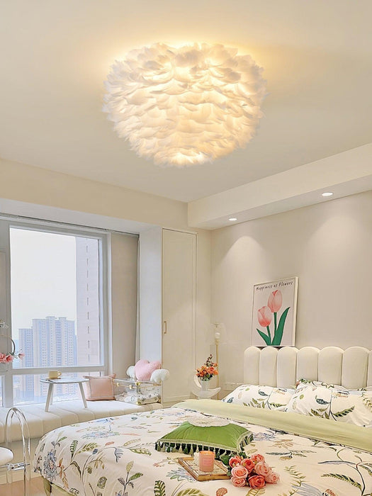 Feathered Ceiling Lamp-DWHOME