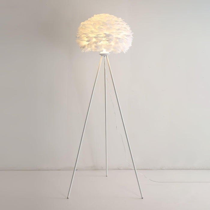 Eos Feather Floor Lamp-DWHOME