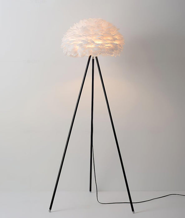 Eos Feather Floor Lamp-DWHOME