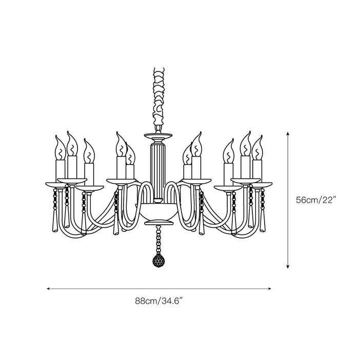 Esmery Chandelier-DWHOME